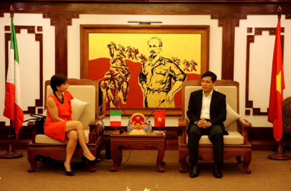  Việt Nam và Italia mong muốn tăng cường hợp tác trong lĩnh vực GTVT 
 